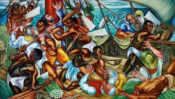 African Painting - Amistad from Africa